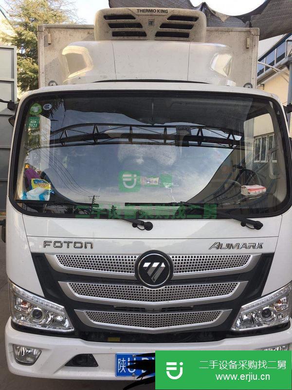 湖北出售二手國六福田歐馬可131馬力冷藏車