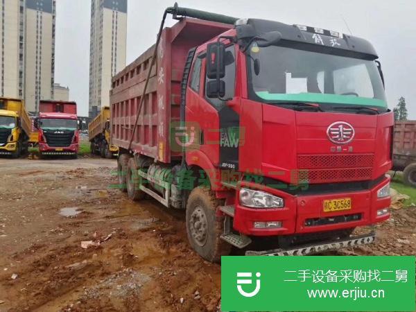 江西出售二手解放J6P自卸車