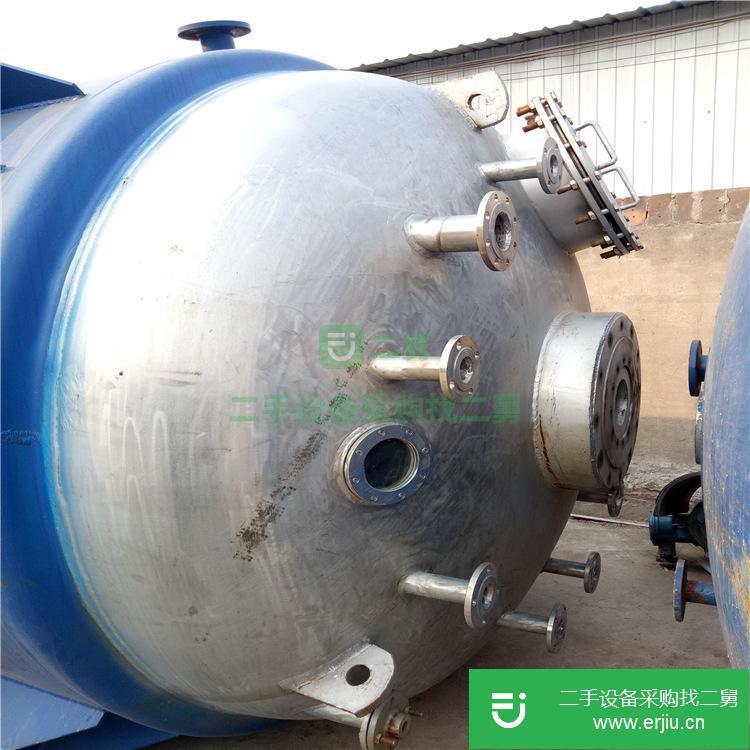 山東出售二手搪瓷反應釜5000L