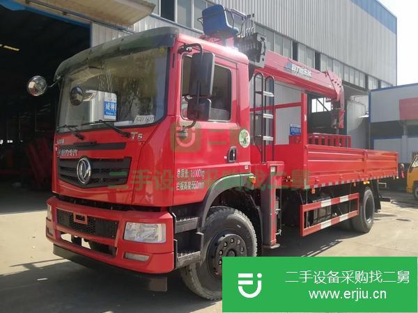 湖北出售二手東風暢行后八輪國五240馬力隨車吊