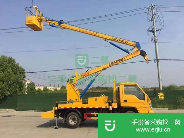 湖北出售二手福田國六藍牌高空作業