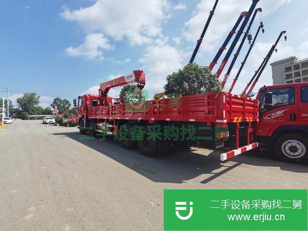 浙江出售二手前四后八14噸長興隨車吊全國可分期
