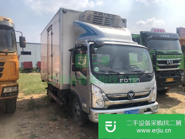 湖北出售二手福田奧鈴4.2米寬體冷藏車