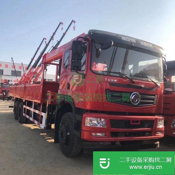 湖北出售二手東風(fēng)暢行后八輪240馬力國五隨車吊