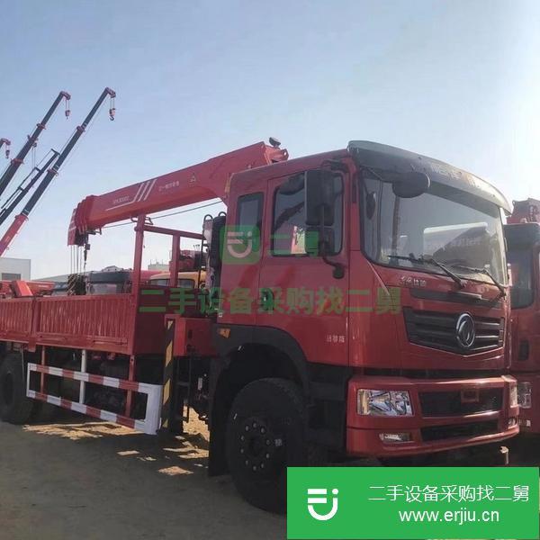 湖北出售二手東風(fēng)暢行后八輪240馬力國五隨車吊