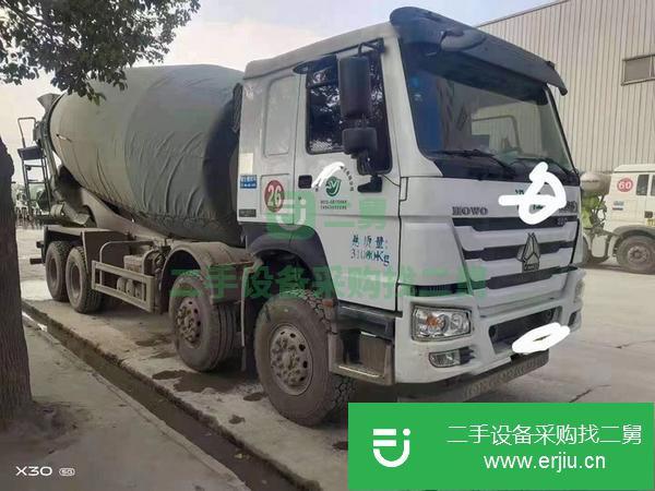 山東出售二手豪沃大20方攪拌車可分期付款包提檔過戶