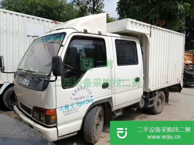廣東出售二手五十鈴雙排單輪廂式貨車