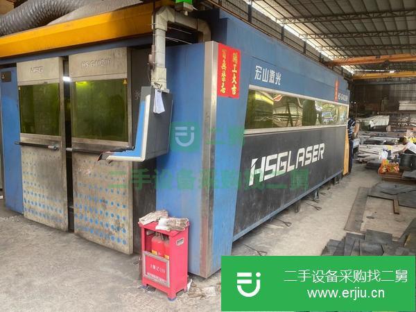 廣東出售二手宏山6000瓦光纖激光切割機