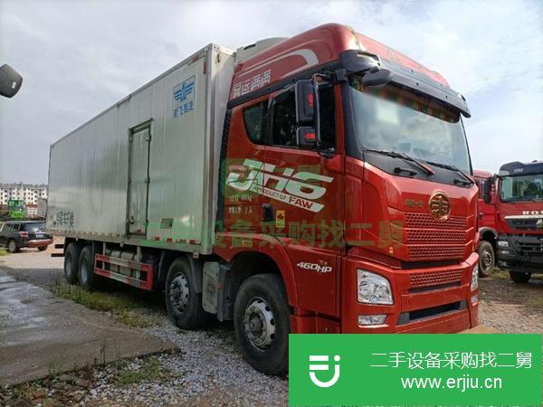 甘肅出售二手解放9米6冷藏車