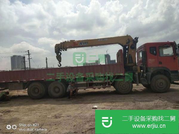 廣西出售二手16年徐工12T前四后八270馬力隨車吊