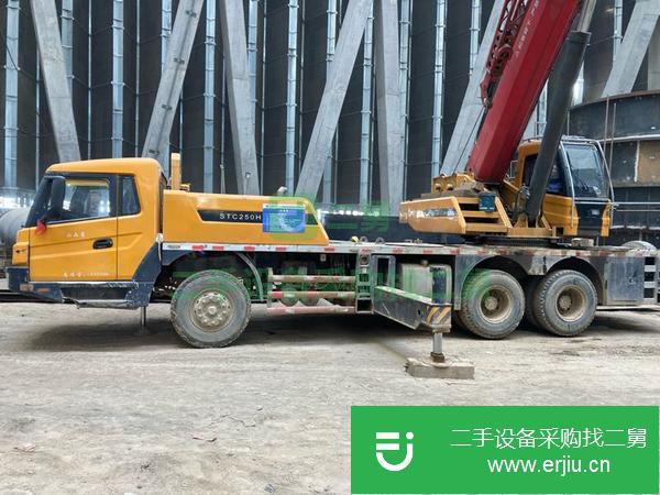 山西出售二手11年三一25噸5節臂汽車吊手續齊全