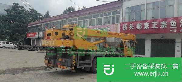 山東出售二手徐工國五十六噸汽車吊全車無漏油油電兩用