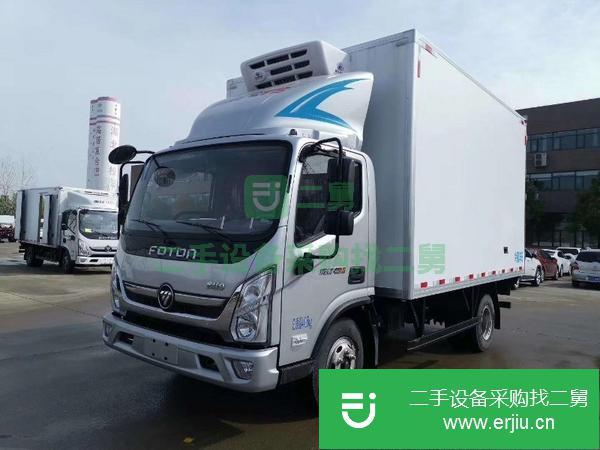 寧夏出售二手福田奧鈴4米2141馬力冷藏車