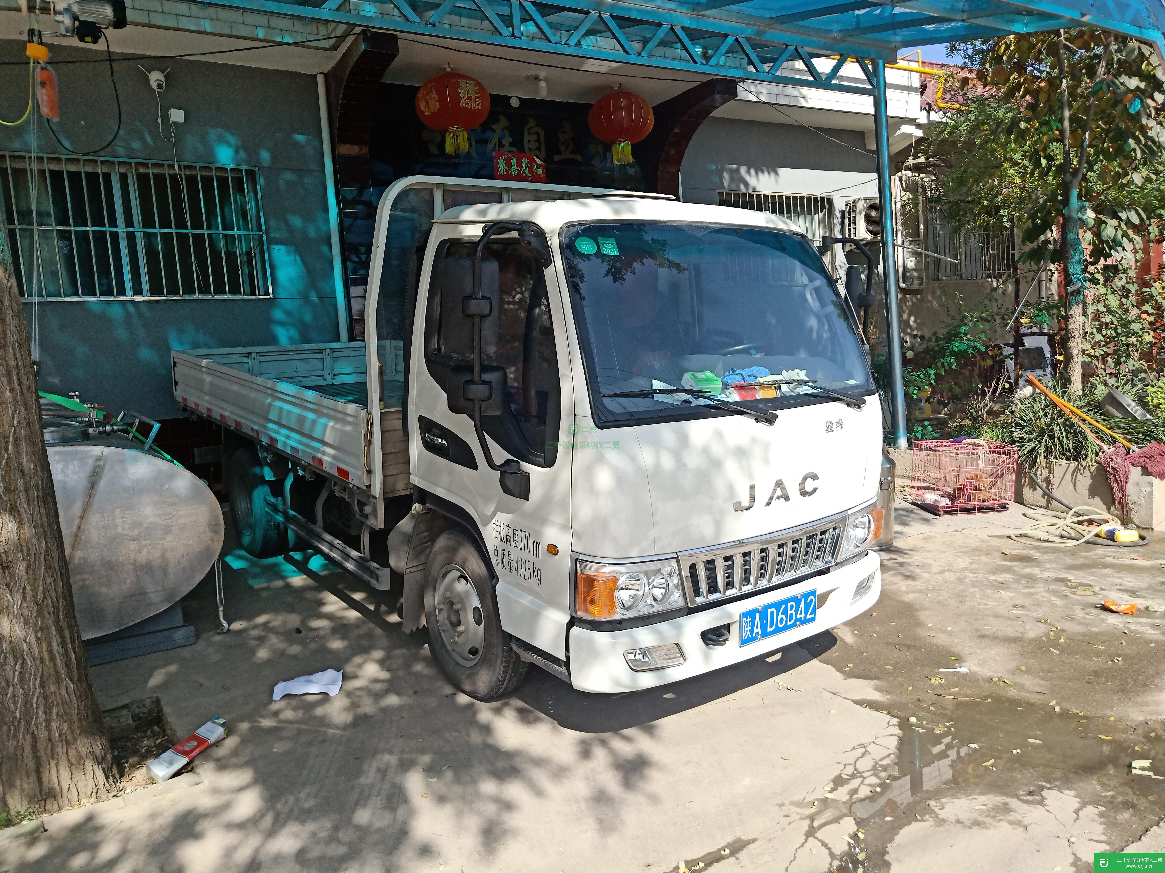 陜西出售二手江淮駿鈴109馬力貨車