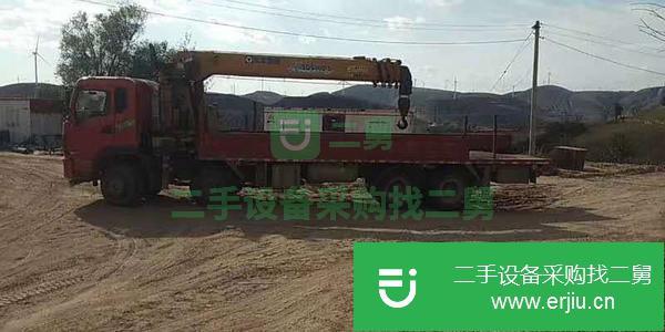 陜西出售二手19年前四后八徐工16噸隨車吊