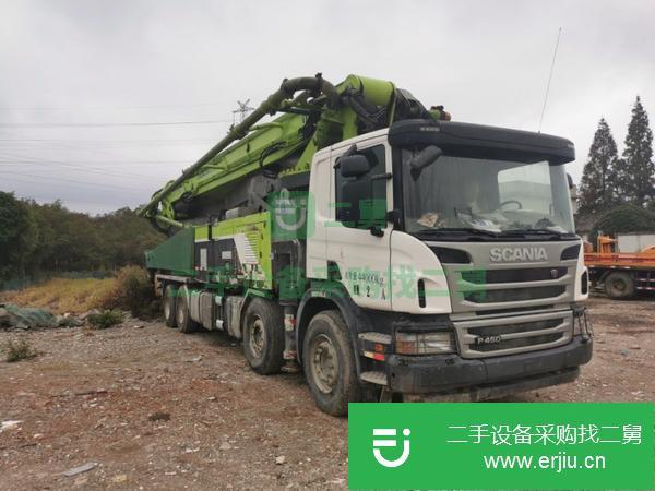 廣東出售二手18年中聯(lián)國(guó)五56米泵車