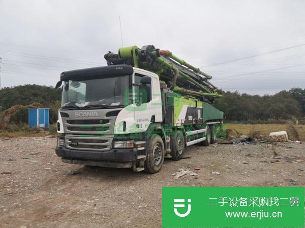 廣東出售二手18年中聯(lián)國(guó)五56米泵車