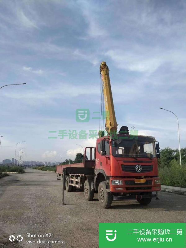 廣西出售二手16年徐工12T前四后八270馬力隨車吊