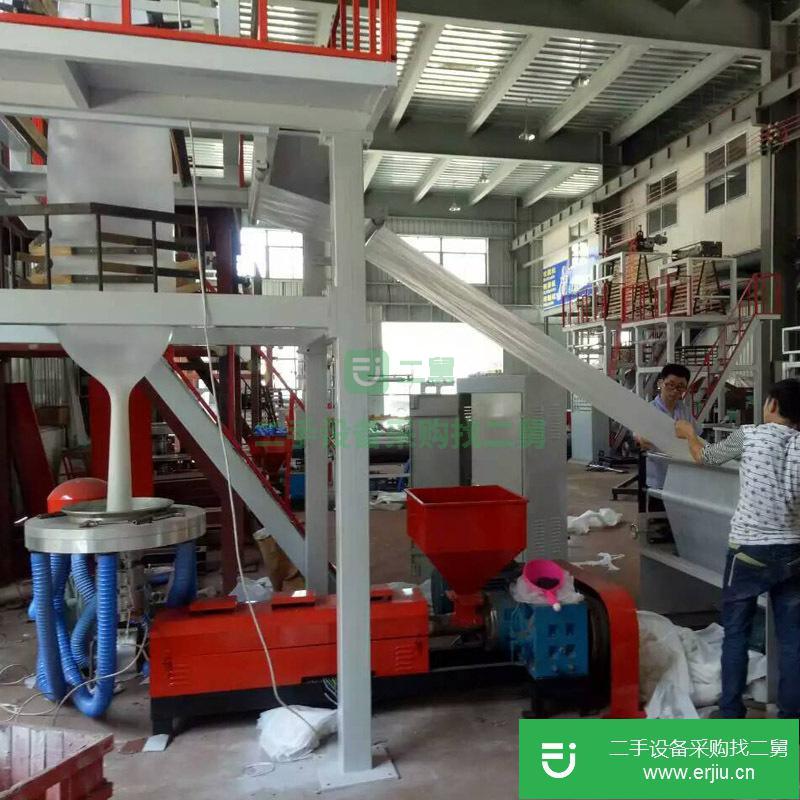 浙江出售二手云邦1000型PE低壓吹膜機