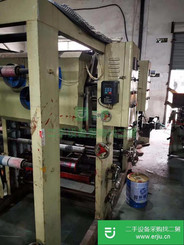 黑龍江出售強大800型4色凹版印刷機,機器成色不錯