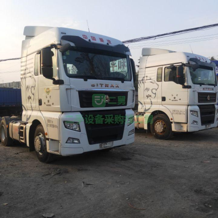轉讓二手汕德卡牽引車，國五雙驅車