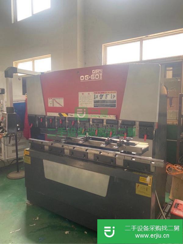 江蘇出售二手奧斯瑪60噸2.2下動式數(shù)控折彎機