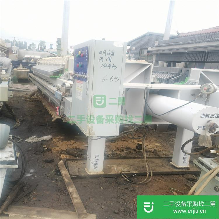 山東出售二手150平方板框壓濾機