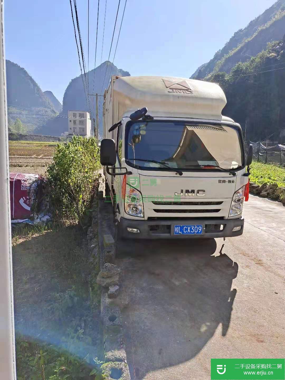 廣西出售二手江鈴箱式貨車