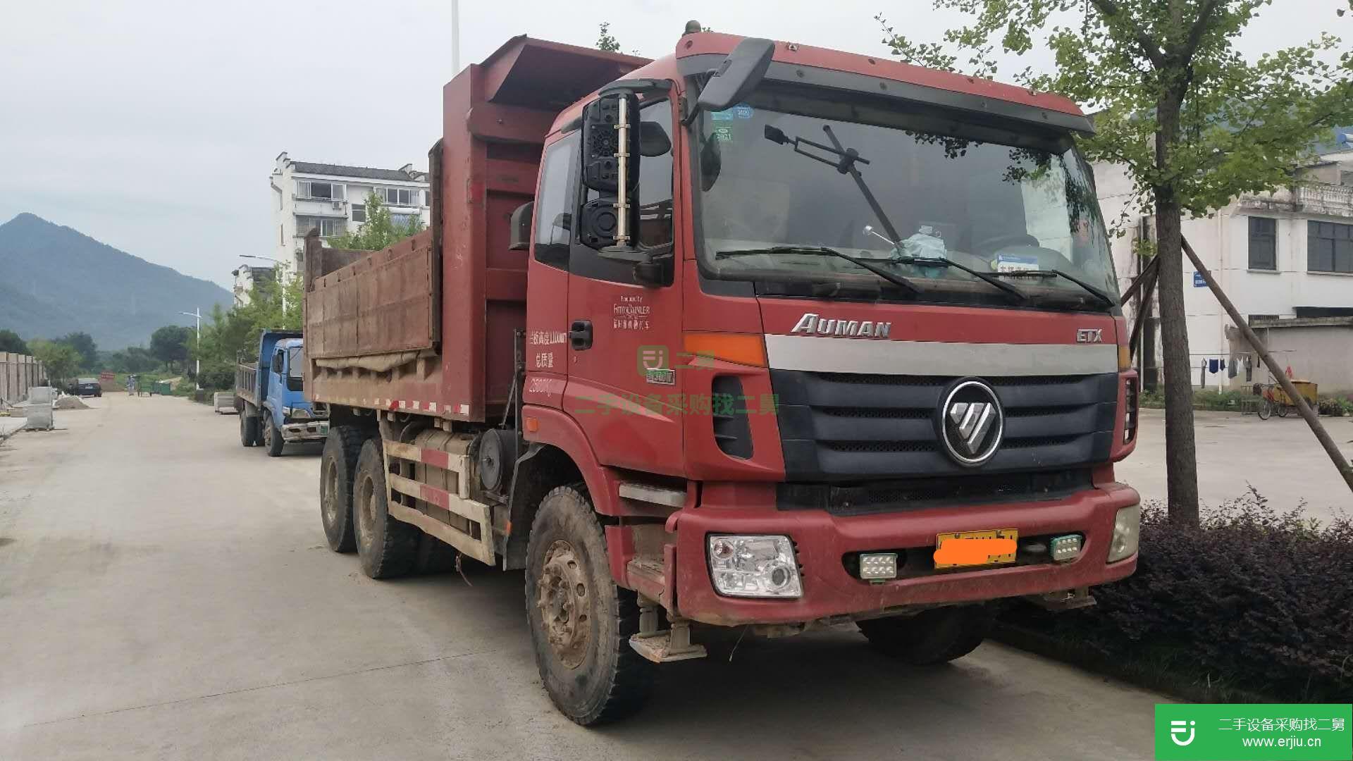 安徽出售二手福田歐曼310馬力自卸車