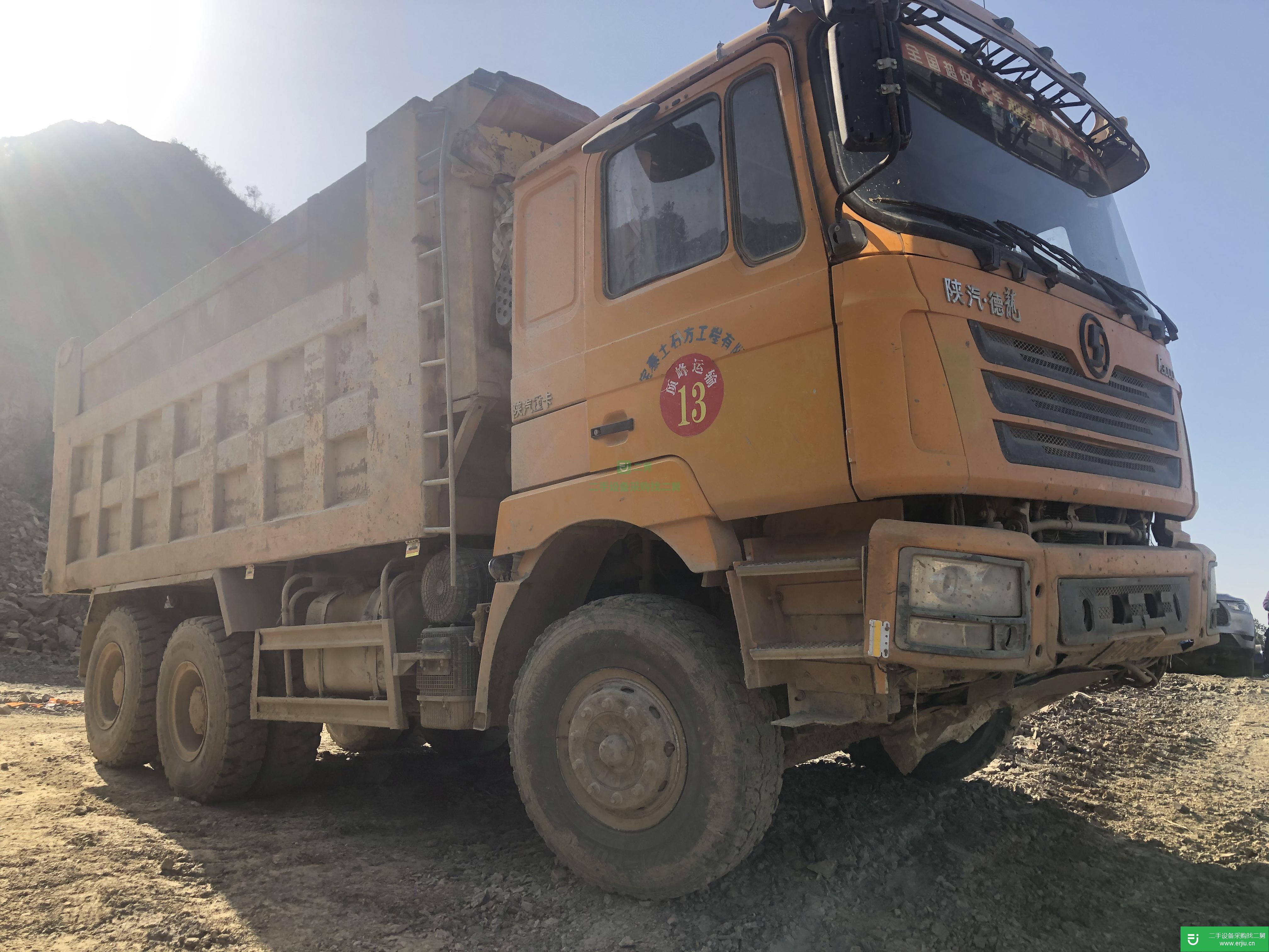 湖南出售二手陜汽重卡310馬力自卸車