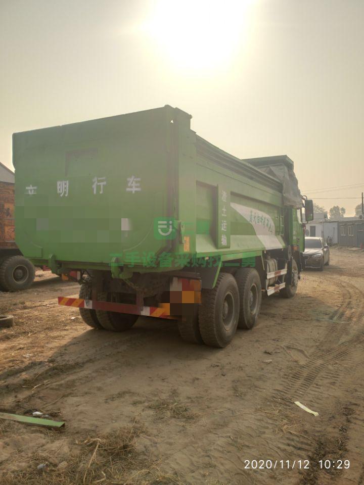 出售一臺18年國五歐曼GTL后八輪自卸車支持二手分期貸款