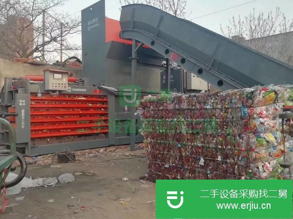 山西出售二手160噸廢紙塑料瓶打包機一臺