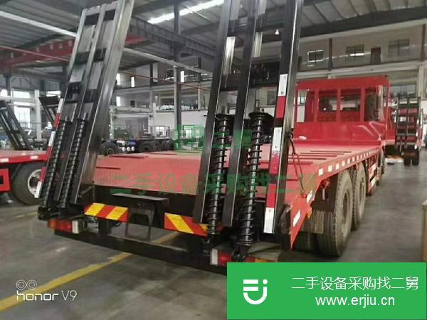 河北出售二手平板運輸車濰柴300馬力法士特9/10檔