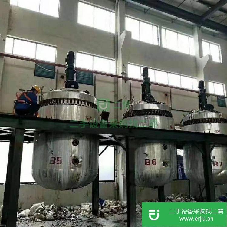 山東出售二手3噸不銹鋼電加熱反應(yīng)釜