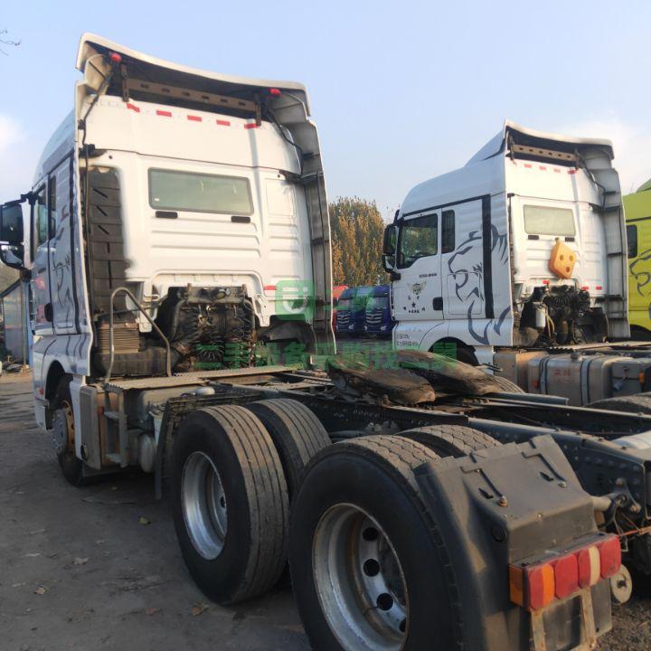 轉讓二手汕德卡牽引車，國五雙驅車