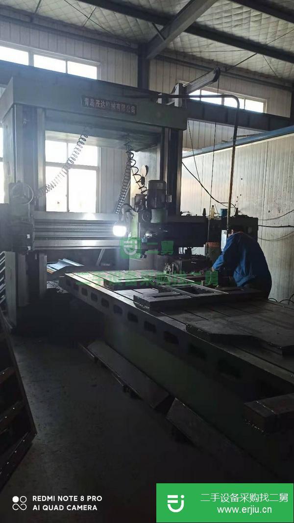上海出售二手1.6x4普通龍門刨銑床