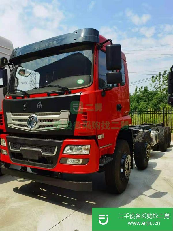 湖北出售二手東風(fēng)前四后八290馬力平板運(yùn)輸車