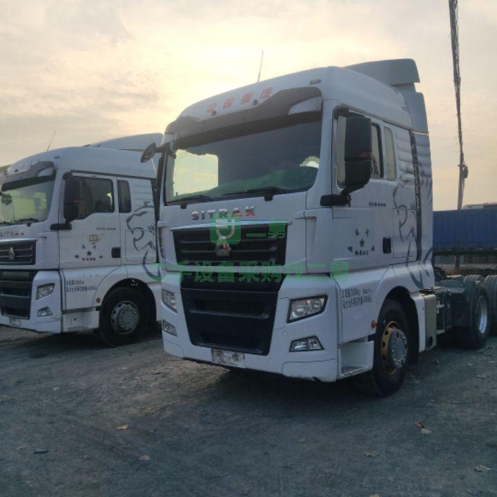 轉讓二手汕德卡牽引車，國五雙驅車