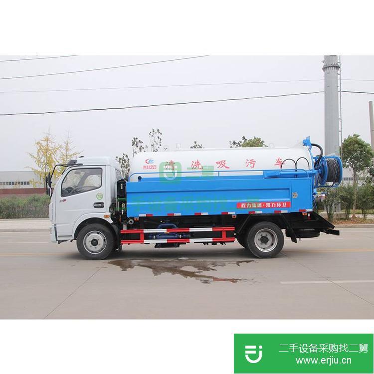 湖北出售二手天錦5噸高壓清洗吸污車