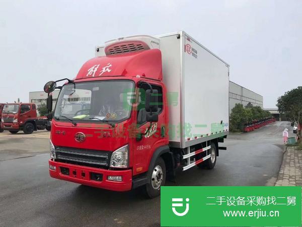 貴州出售二手解放4.2米156馬力冷藏車