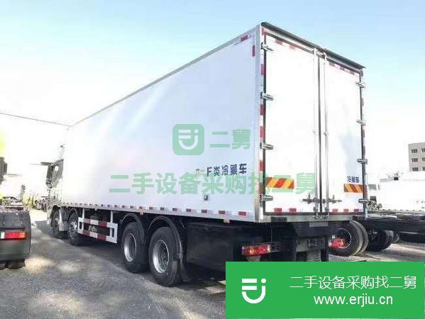 寧夏出售二手福田歐曼9.6460馬力冷藏車