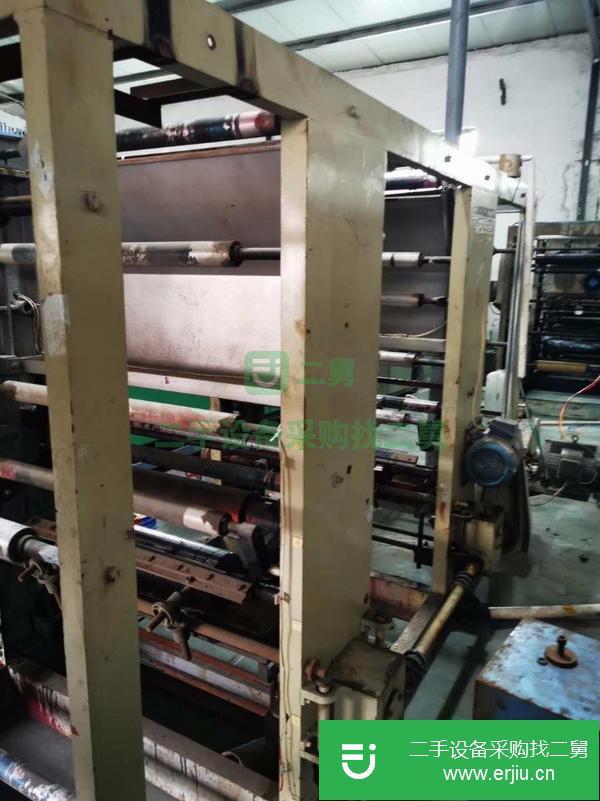 黑龍江出售強大800型4色凹版印刷機,機器成色不錯