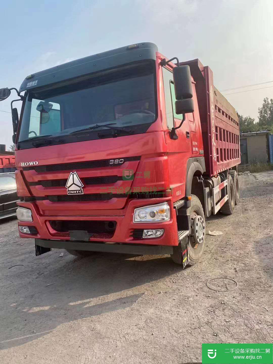 河北出售二手重汽豪沃375馬力自卸車
