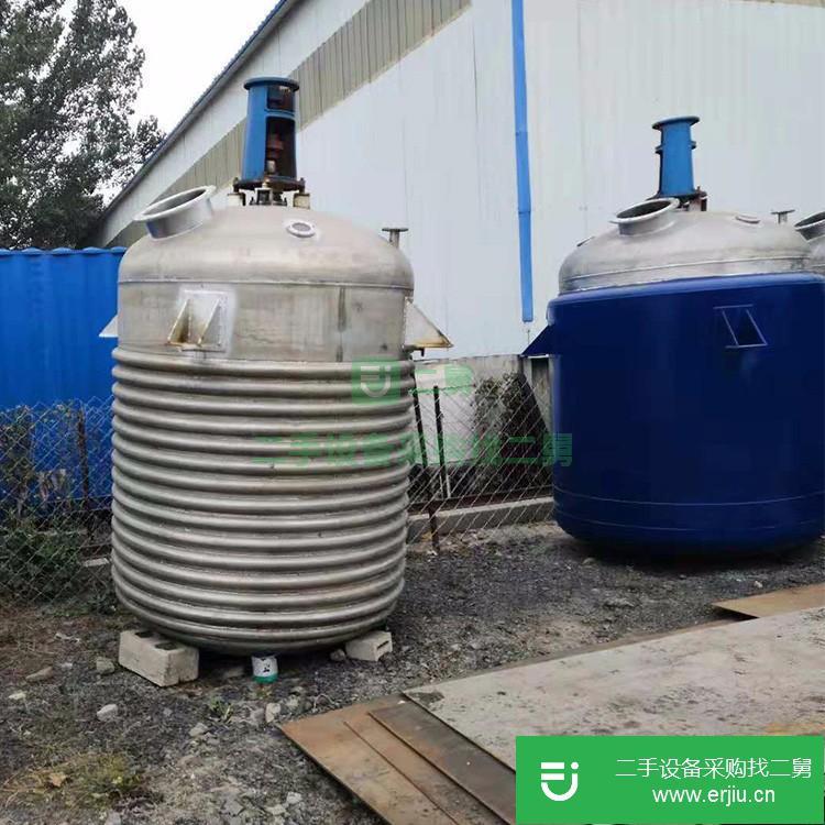 山東出售二手5噸不銹鋼反應釜