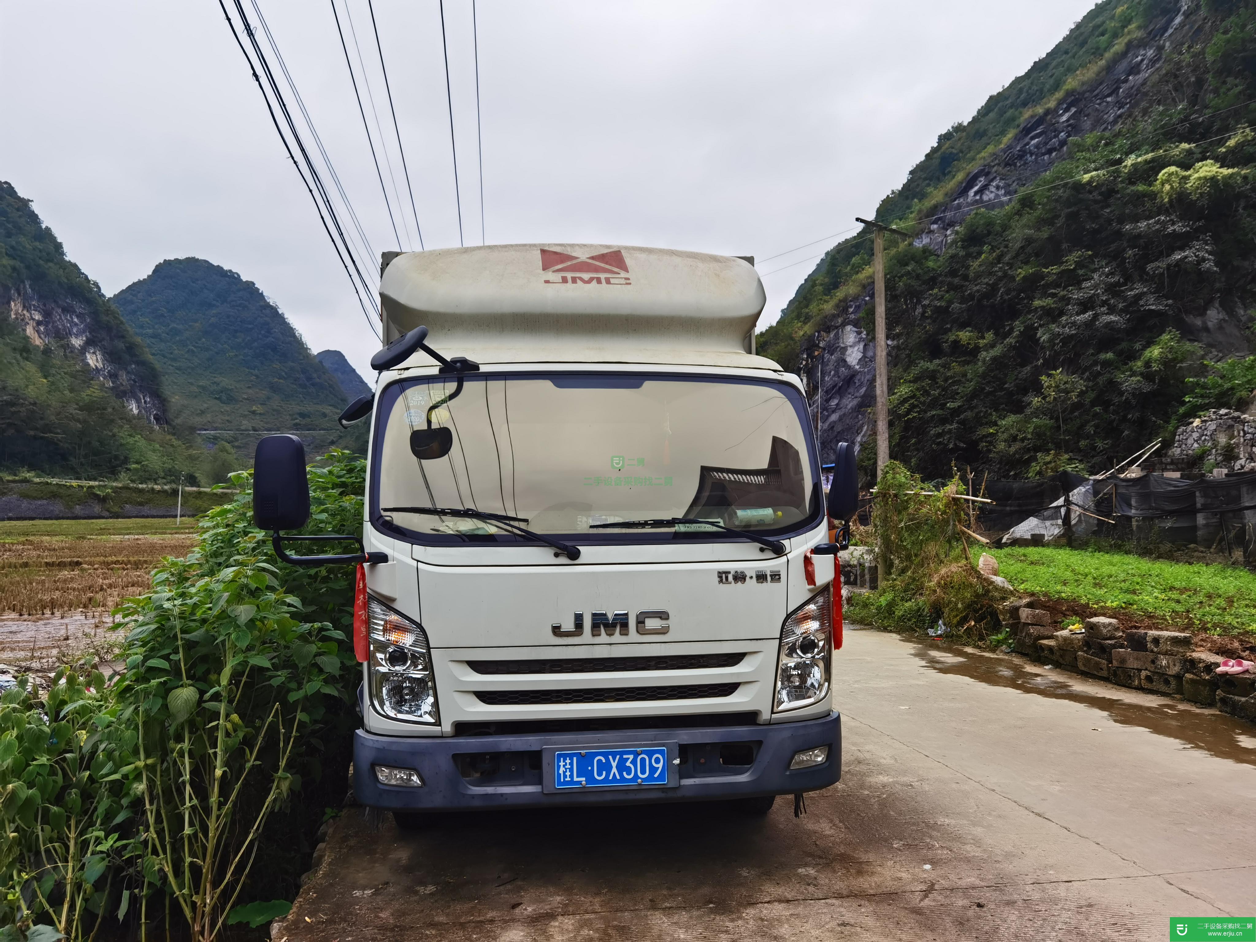 廣西出售二手江鈴箱式貨車