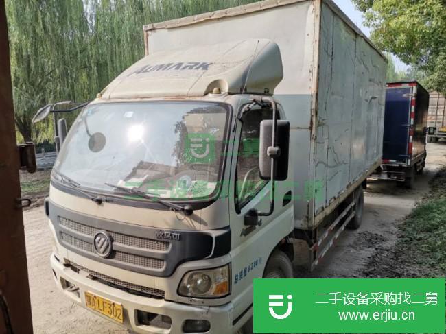 湖北出售二手福田歐馬可5.2米廂式貨車