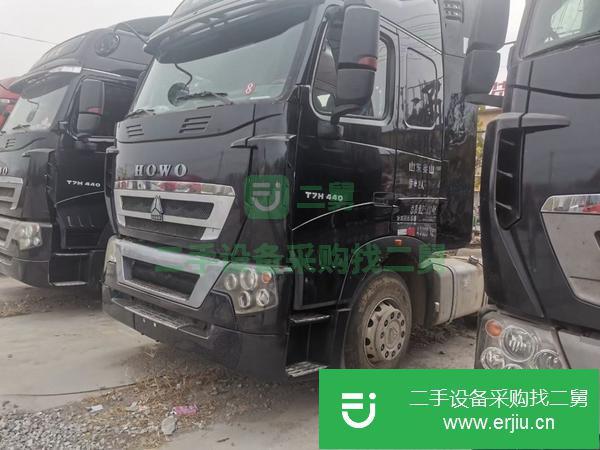 山東出售二手國四豪沃牽引車 440馬力德國曼發(fā)動機(jī)