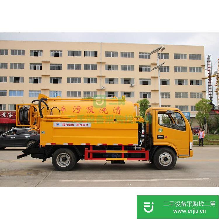 湖北出售二手天錦5噸高壓清洗吸污車