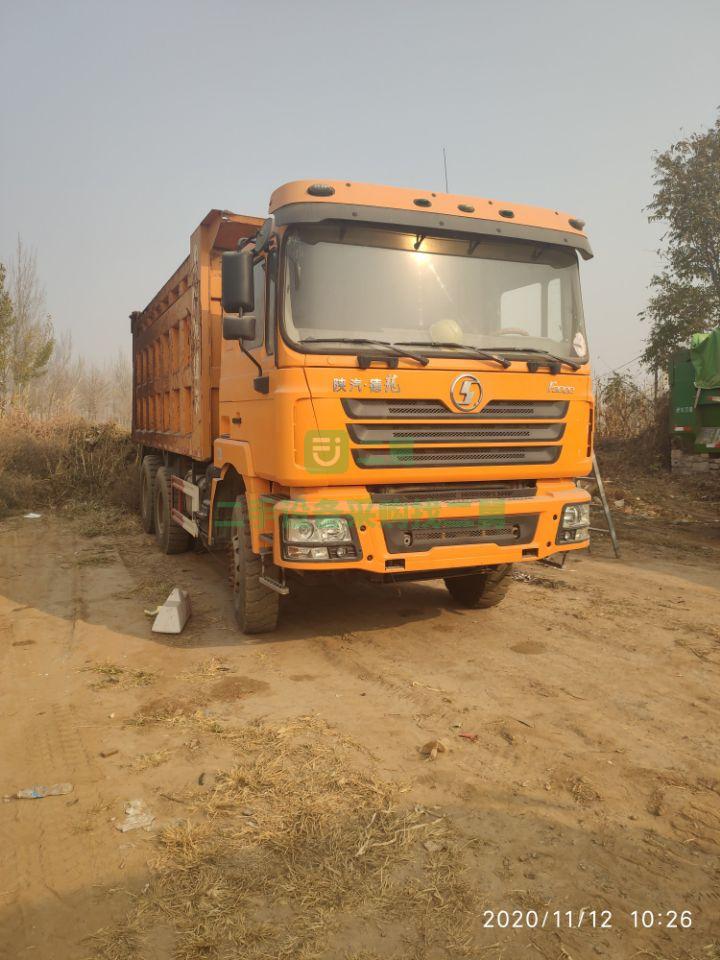 出售18年無戶5.8米德龍F3000后八輪自卸車，漢德橋12速，大箱底十六邊十四厚