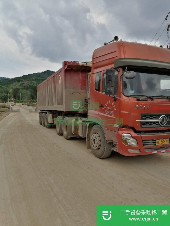 甘肅出售二手東風天龍半掛車